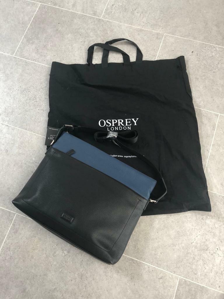 osprey leather messenger bag